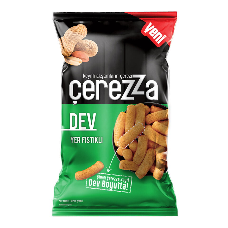 ÇEREZZA DEV CİPS 145 GR. - YER FISTIKLI